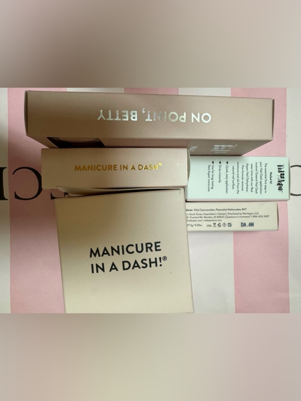 New in boxes Red Aspen Nail Care Lot Bundle - Cuticle oil and free gift - Picture 6 of 7